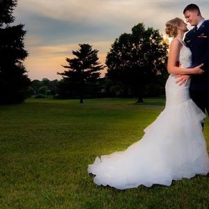 Ivory wedding dress